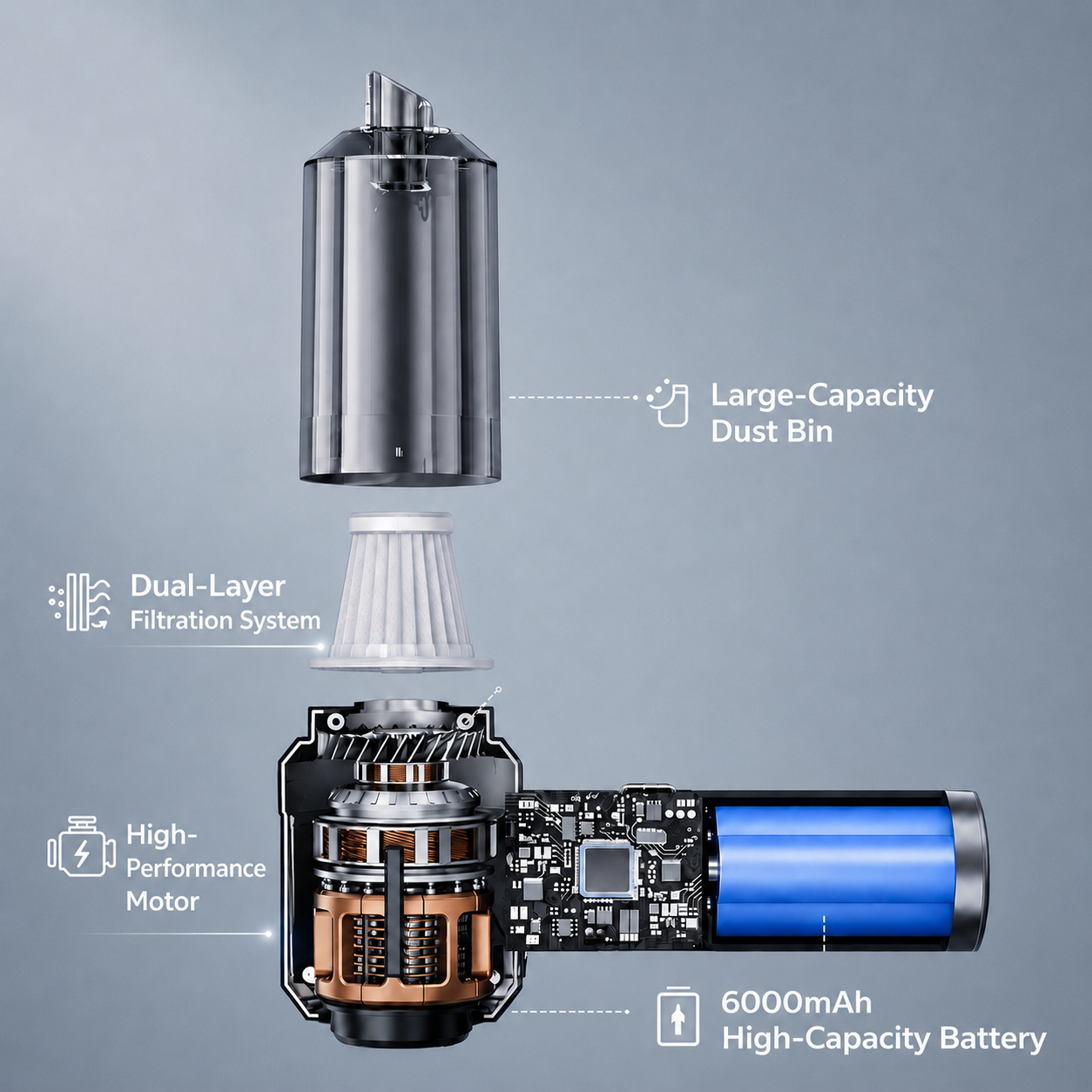 Vexter Pro 3-in-1 Air Vacuum
